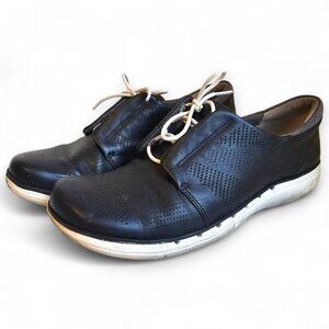 Clarks Artisan Unstructured Un Voltra Women's Shoes Black Leather Size 9.5M